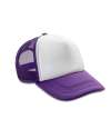 RC089 (RC089X) 1/2 Mesh Truckers Cap Purple / White colour image